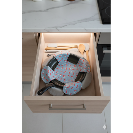 Panpetal protège poêle lavable en coton certifié Gots