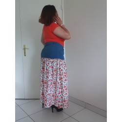 Jupe Oline vue de coté droite