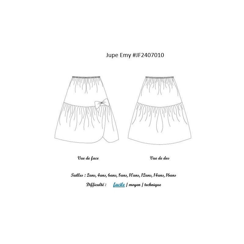 Jupe Emy croquis