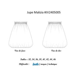 Jupe Malizia croquis
