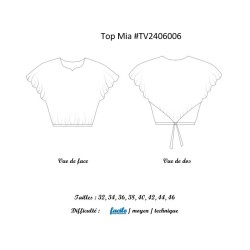 Top Mia femme Croquis