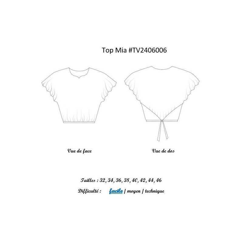 Top Mia femme Croquis