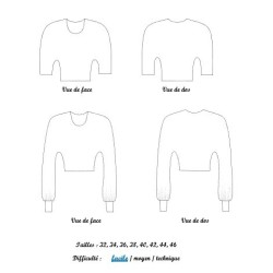 Croc Top Ola croquis