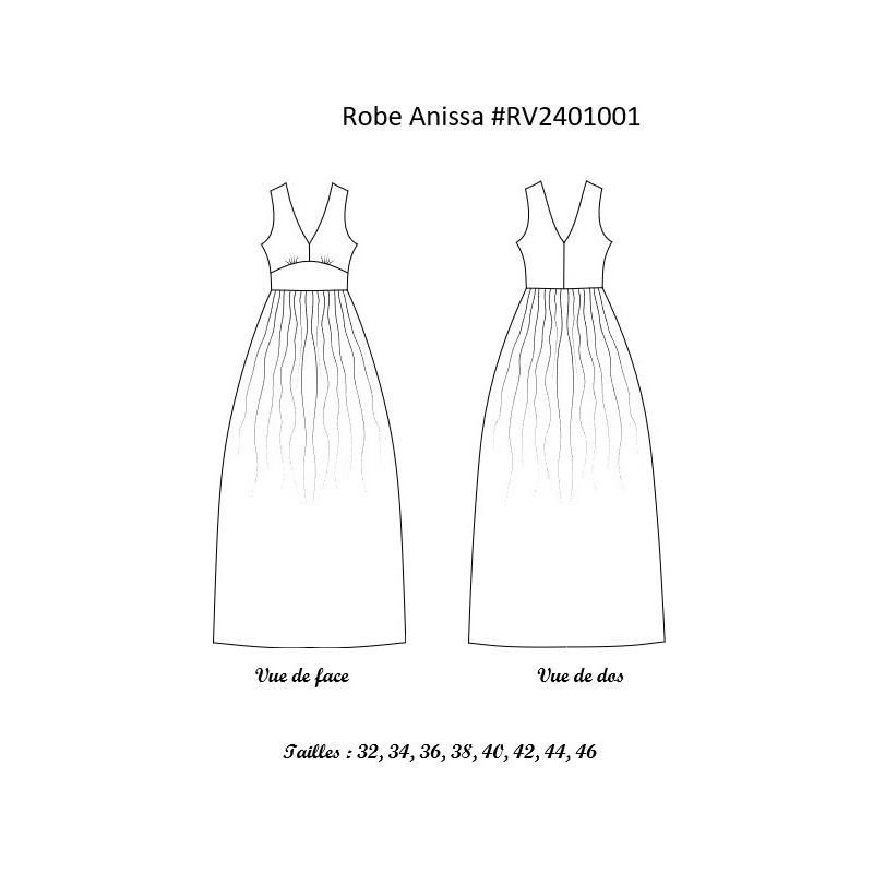 Robe Anissa croquis